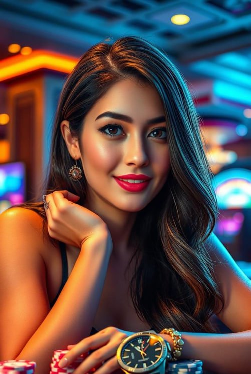 Meja French Roulette live dealer di win jitu dengan roda dan layout khas